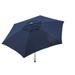 8.5 ft Push Up Market Patio Umbrella in Solid Navy Blue