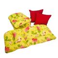 Pillow Perfect Outdoor Risa Lemonade Yellow 5 Piece Cushion Set