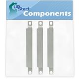 3-Pack BBQ Grill Burner Crossover Tube Replacement Parts for Cuisinart 85-3078-6 - Compatible Barbeque Carry Over Channel Tube