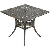 FDW Patio Dining Table Outdoor Dining Table Wrought Iron Patio Furniture Outdoor Table Patio Table Patio Furniture Weather Resistant