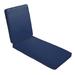 Sorra Home Dark Blue Indoor/Outdoor Hinged Cushion Corded