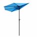 Villacera 9ft Half Umbrella Blue