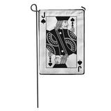 KDAGR Play Jack of Spades Black Casino Gamble Game Poker Risk Garden Flag Decorative Flag House Banner 28x40 inch