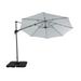 10 Ft Heavy Duty Cantilever Patio Umbrella White