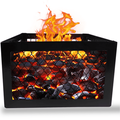 BBQ Smoker Wood/Charcoal Basket fire Box Oklahoma Joe Longhorn Highland(12 x12 x7 )