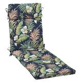 Arden Selections Outdoor Chaise Lounge Cushion 72 x 21 Simone Blue Tropical