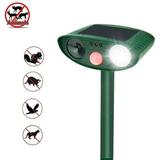 Outdoor Solar Ultrasonic Waterproof Animal Repellent Mouse Rejection Mosquito Solar Repellent Drive Cat Dog And Birds Away
