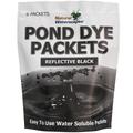 Reflective Black Pond Dye Packets- 6 water soluble packets