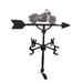 Montague Metal Products WV-218-SI 200 Series 32 In. Swedish Iron Motorcycle Weathervane