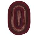 Colonial Mills 10 Russet Red Handmade Reversible Round Area Throw Rug