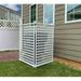 Enclo Highland Lattice Outdoor No Dig Privacy Screen Enclosure for Garbage Bins & Air Conditioners (2 Panels)