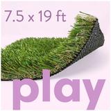 ALLGREEN Play 7.5 x 19 ft Artificial Grass for Pet Kids Playground and Parks Indoor/Outdoor Area Rug