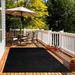 11 x12 Black Top Indoor/Outdoor Bargain-Turf Area Rugs. Great for Gazebos Decks Patios Balconies and Much More. Many Sizes and Colors to Choose From