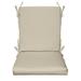 RSH DÃ©cor Indoor Outdoor Foam Mid Back Chair Cushion Ivory