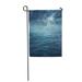 KDAGR Blue Storm of Night Stormy Sea with Big Waves and Lightning Cloud Thunder Rain Garden Flag Decorative Flag House Banner 28x40 inch