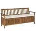 ametoys Storage Bench with Cushion 66.9 Solid Acacia Wood