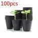 Ochine 100-Pack Plant Nursery Pots Plastic Pots for Flower Seedling Flower Plant Container Seed Starting Pot