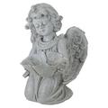 Northlight 9 Kneeling Angel with Flower Bird Feeder Outdoor Garden Statue