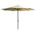 Lauren & Company 9 AUTO TILT UMBRELLA WITH OLEFIN FABRIC Tan