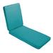 Sorra Home Aqua Blue Indoor/Outdoor Hinged Cushion Corded