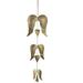 Midwest CBK 24 Hanging Angel Wings with Hearts & Bell Wind chime