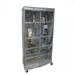 Covered Living Storage Shelving unit cover fits racks 36 Wx14 Dx72 H one side see through panel (Cover Only Grey)