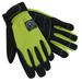 Womanswork 504M Stretch Gardening Glove with Micro Suede Palm Lime Green Medium