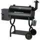 Z GRILLS Wood Pellet Grill ZPG-550B Electric Outdoor Smoker 550 SQ IN Cooking Area