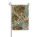 ECZJNT tiger prints and zebra Garden Flag Outdoor Flag Home Party Garden Decor 12x18 Inch