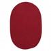 Colonial Mills TG72R096X120 8 x 10 ft. Tortuga Oval Area Rug Red