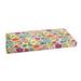Multi Floral Indoor/Outdoor Bench Cushion Corded