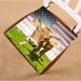ECZJNT Cow Flag United States Of America seat pad chair pads seat cushion 20x20 Inch