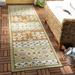 SAFAVIEH Veranda Moriah Southwestern Indoor/Outdoor Runner Rug 2 3 x 10 Green/Terracotta