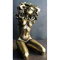 Ebros Greek Goddess Kneeling Nude Seductive Medusa W/ Snake Hair Statue 6 H