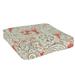 Sorra Home Coral Aqua Paisley Indoor/Outdoor Cushion Corded