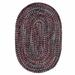 FF39R084X084 Laffite Tweed - Red/White/Blue 7x7 Rug 100% Polypropylene - Round.