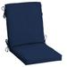 Arden Selections Outdoor Dining Chair Cushion 20 x 20 Sapphire Blue Leala