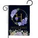 Breeze Decor G180242-BO 13 x 18.5 in. Welcome H Initial Garden Flag with Spring Floral Double-Sided Decorative Vertical Flags House Decoration Banner Yard Gift