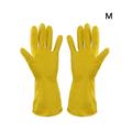 TureClos Household Thin Waterproof Latex Gloves Dish Washing Working Gloves for Kitchen Garden Car M