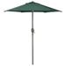 Northlight 6.5 Octagon Outdoor Patio Market Umbrella with Hand Crank - Hunter Green