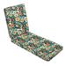 Blue Multi Floral Indoor/Outdoor Hinged Cushion Corded