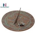 NAUTICALMART Frog Sundial Best Gift (Copper Verdi)