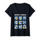 Disney Mickey And Friends Donald Duck Moods Box Up T-Shirt mit V-Ausschnitt