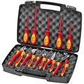 KNIPEX Tools 98 98 30 US 1000V Insulated Pliers Cutters and Screwdriver Industrial Tool Set 10-Piece