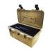 INTBUYING 1pc Tool Box Shockproof With Foam Hardware Plastic Toolbox Portable Instrument Storage Box Green/Brown Randomly