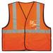 Ergodyne GloWearÃ‚Â® 8216BA Type R Class 2 Breakaway Mesh Vest w/ ID Badge Holder Orange L/XL