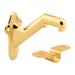 Staircase Handrail Support Bracket Diecast Zinc Construction Brass-Plated (4-sets)