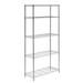 Honey Can Do Urban 5--Shelf Adjustable Steel Storage Shelving Unit Chrome