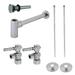 Kingston Brass CC53301DLTRMK1 Plumbing Sink Trim Kit with Bottle Trap and Drain (No Overflow) Polished Chrome