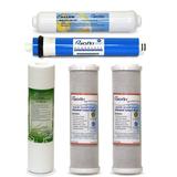 Puroflo 5 pc RO Water Filter Replacement Set 5-Stage 1-Year Reverse Osmosis Under-Sink Drinking System Filtration Kit